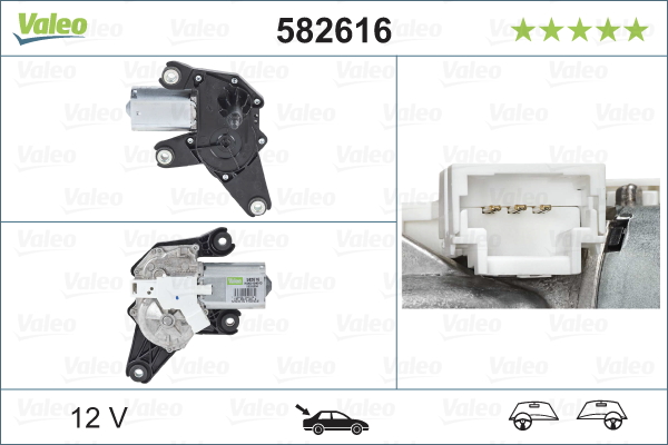 Motor stieračov VALEO